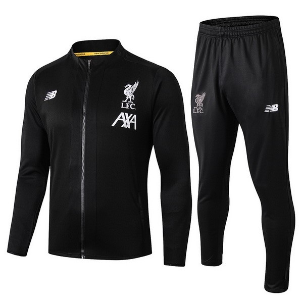 Chandal Niños Liverpool 2019-2020 Negro Blanco Amarillo